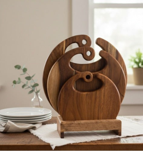 Round cutting board